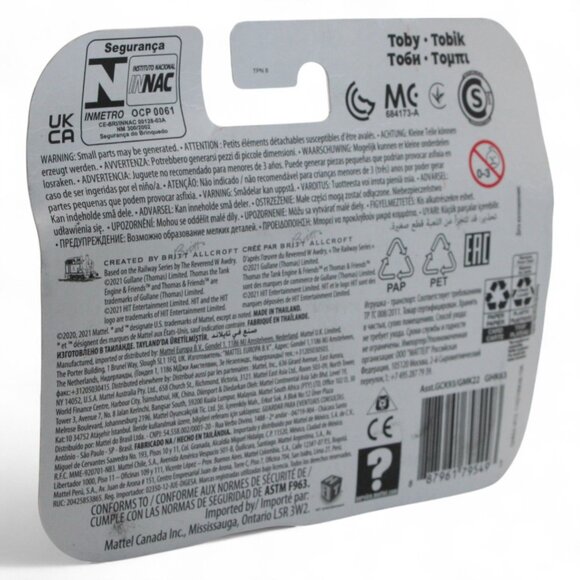 Thomas & Friends Toby Metal Engine Toy 3+ By Fisher-Price - Picture 3 of 5